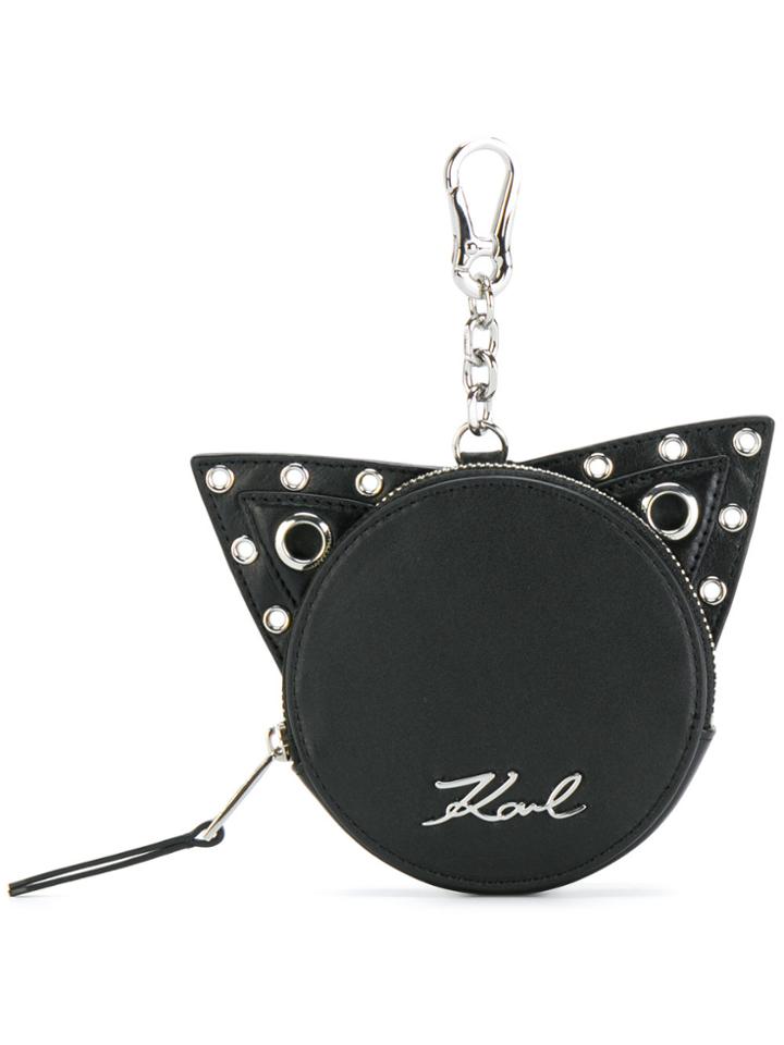 Karl Lagerfeld Rocky Choupette Coin Purse - Black