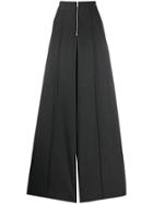 Maison Margiela High-waisted Wide-leg Trousers - Grey