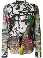 Comme Des Garçons Cityscape Print Shirt - Multicolour