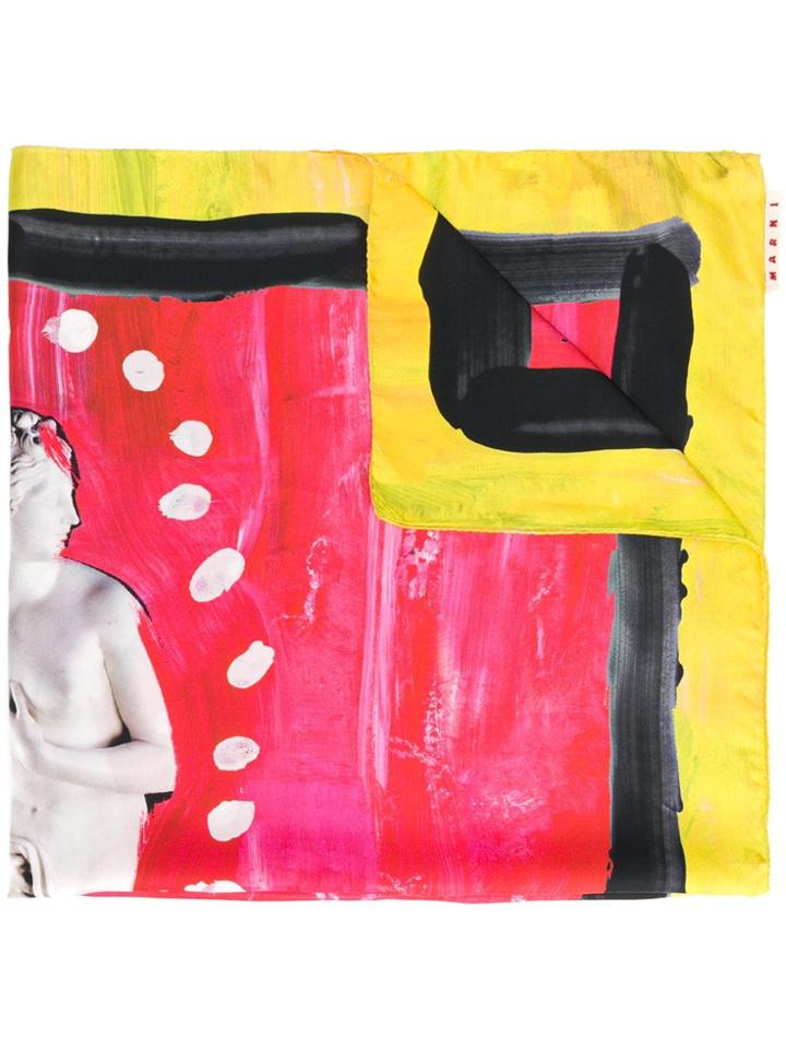 Marni Printed Scarf - Pink