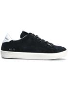 Leather Crown Classic Lace-up Sneakers - Blue