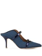 Malone Souliers Weaved Design Mules - Blue
