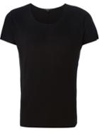 Unconditional Scoop Neck T-shirt, Men's, Size: Large, Black, Rayon