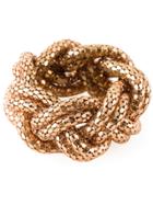 Lara Bohinc Large Plait Bangle - Metallic