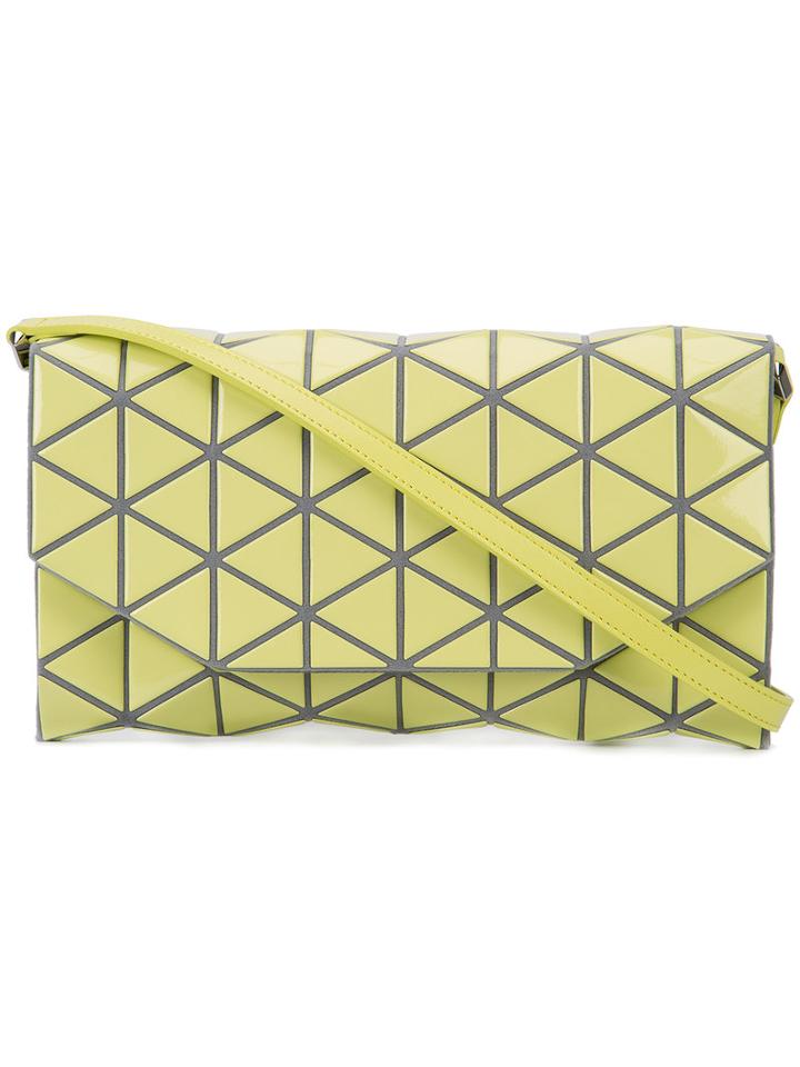 Bao Bao Issey Miyake Geometric Design Crossbody Bag, Women's, Yellow/orange, Polyurethane/polyester