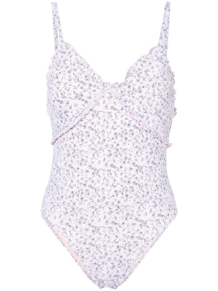 Peony Potpourri Essential One-piece - Pink & Purple