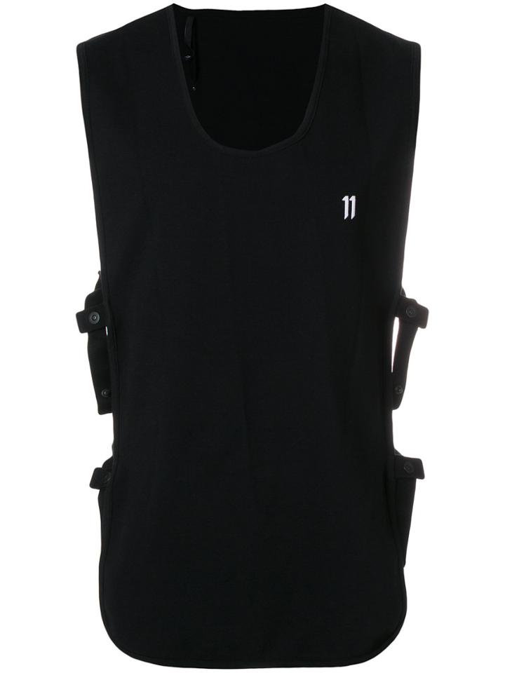 11 By Boris Bidjan Saberi Side Fastening Vest - Black