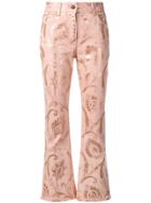 Etro Floral Print Jeans - Pink