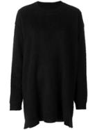 Mm6 Maison Margiela Oversized Jumper - Black