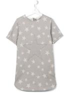 Stella Mccartney Kids 'bess' Star Print Denim Dress, Girl's, Size: 14 Yrs, Grey