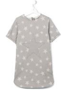 Stella Mccartney Kids 'bess' Star Print Denim Dress, Girl's, Size: 14 Yrs, Grey