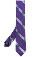 Fashion Clinic Timeless Striped Tie - Pink & Purple