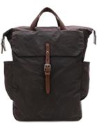 Ally Capellino Flap Pocket Backpack - Brown