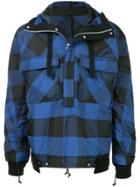 Sacai Check Pullover Jacket - Blue