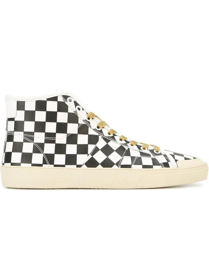 Saint Laurent Court Classic Sneakers, Men's, Size: 45, Black, Rubber/leather