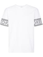 Kenzo Lettering Logo Sleeve T-shirt - White