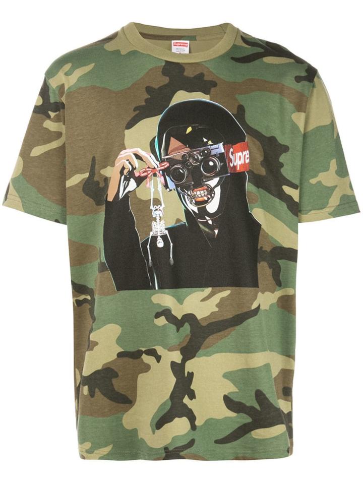 Supreme Camo Graphic Logo T-shirt - Green
