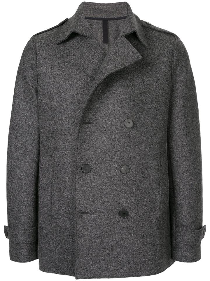 Harris Wharf London Double Breasted Jacket - Grey