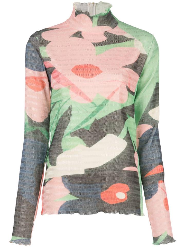Roksanda Floral Print Jumper - Green