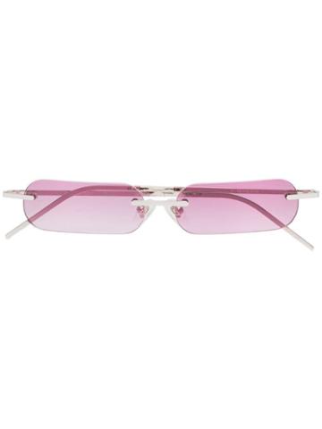 Blyszak Silver And Pink Francois Russo Sunglasses