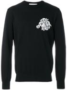 Givenchy Floral Detail Sweater - Black