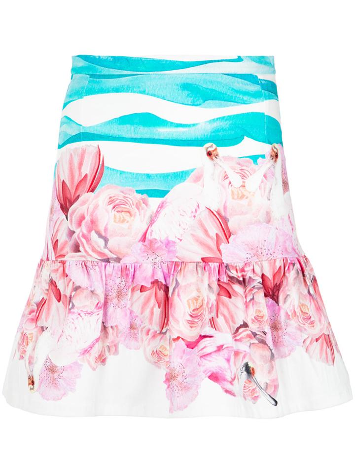 Isolda Printed Skirt - Blue
