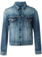 Saint Laurent Classic Denim Jacket, Men's, Size: Medium, Blue, Cotton