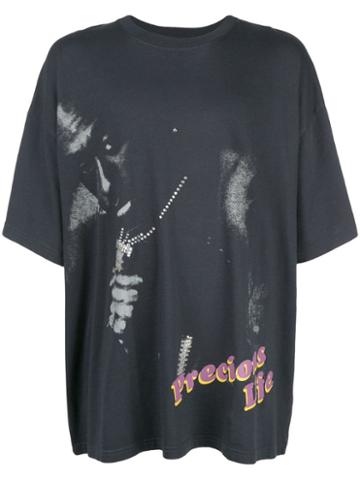 Willy Chavarria Big Willy Tupac T-shirt - Black