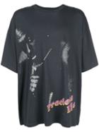 Willy Chavarria Big Willy Tupac T-shirt - Black