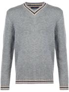 The Gigi V-neck Jumper - Grey