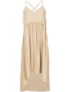 Aeron Pleated Detail Dress - Nude & Neutrals
