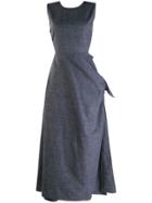 Ports 1961 Knot Detail Maxi Dress - Blue