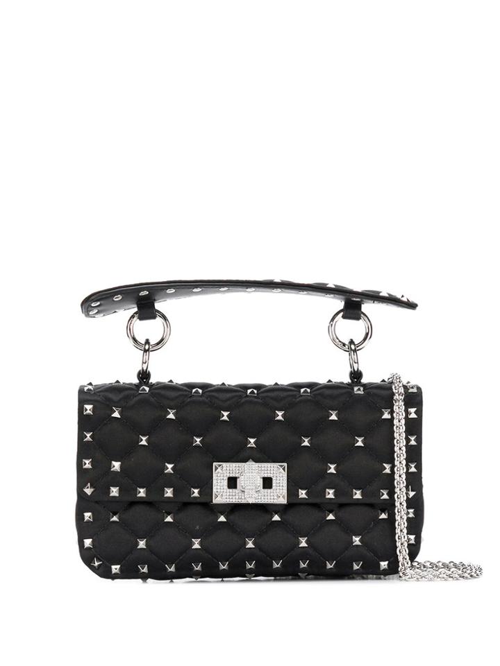 Valentino Valentino Garavani Small Rockstud Spike Bag - Black