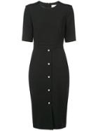 Jason Wu Collection Short Sleeved Midi Dress - Black