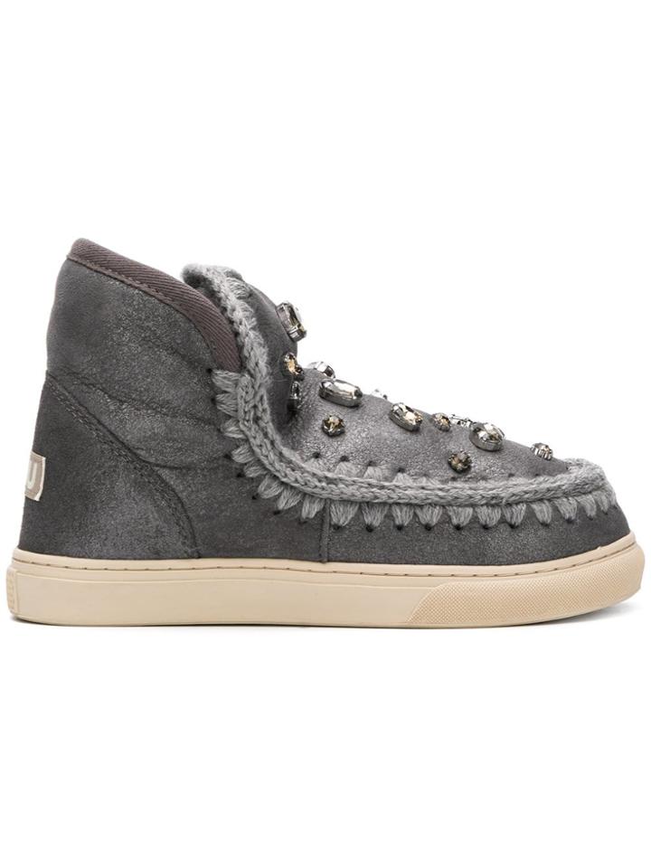 Mou Eski Sneakston Boots - Grey