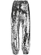 Msgm Sequin Track Pants - Metallic