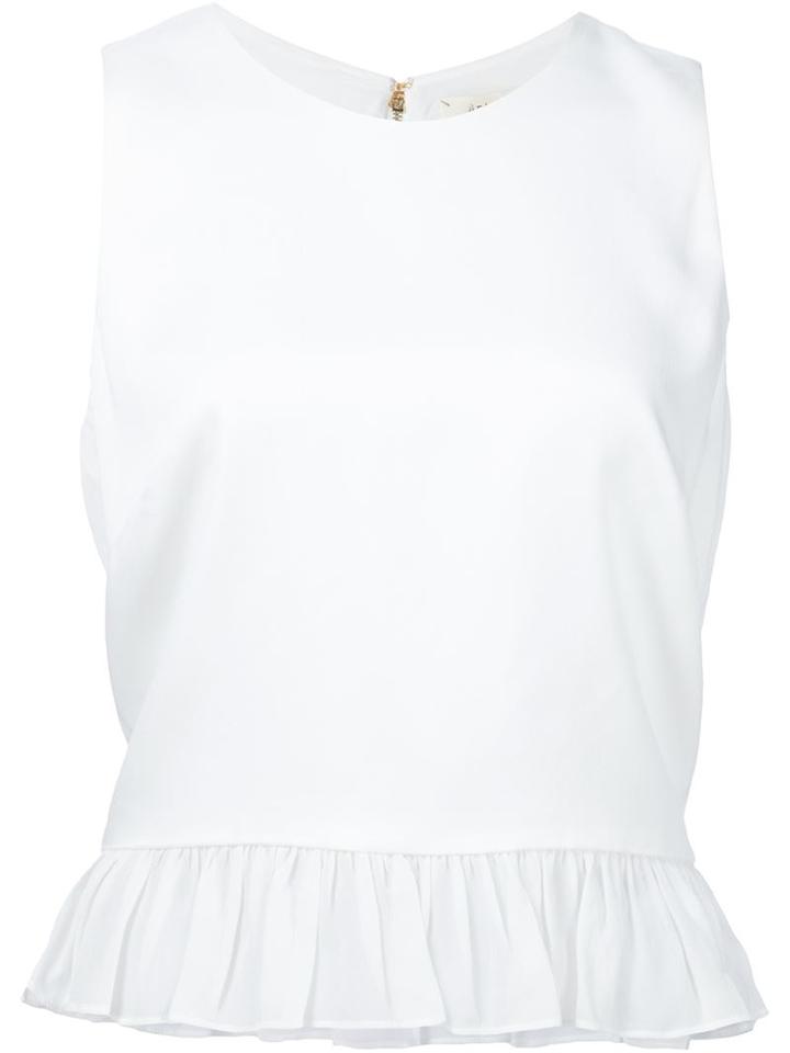 Nicole Miller Ruffle Detail Top