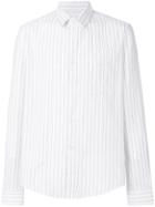 Golden Goose Deluxe Brand Pinstripe Curved Hem Shirt - White
