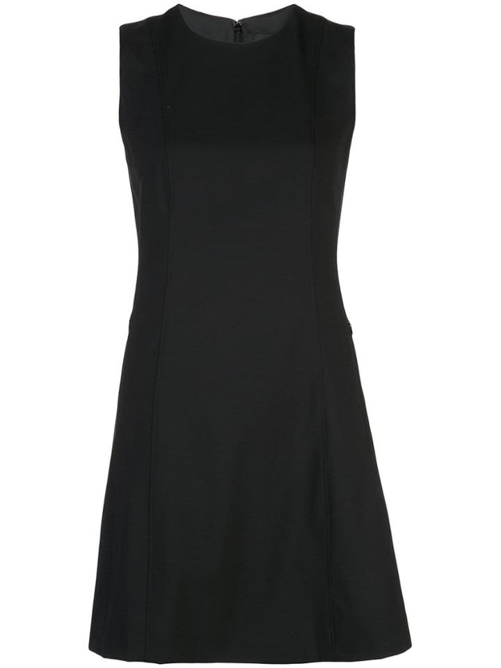 Theory Fitted Mini Dress - Black
