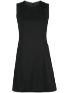 Theory Fitted Mini Dress - Black