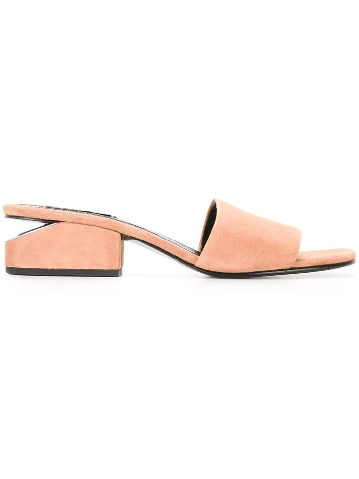 Alexander Wang Lou Mules - Nude & Neutrals