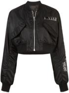 Alexander Wang Credit Card Bomber Jacket - Black