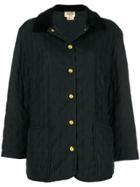 Hermès Vintage Single Breasted Parka Coat - Green