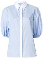 Alexander Mcqueen Bishop Sleeve Blouse - Blue