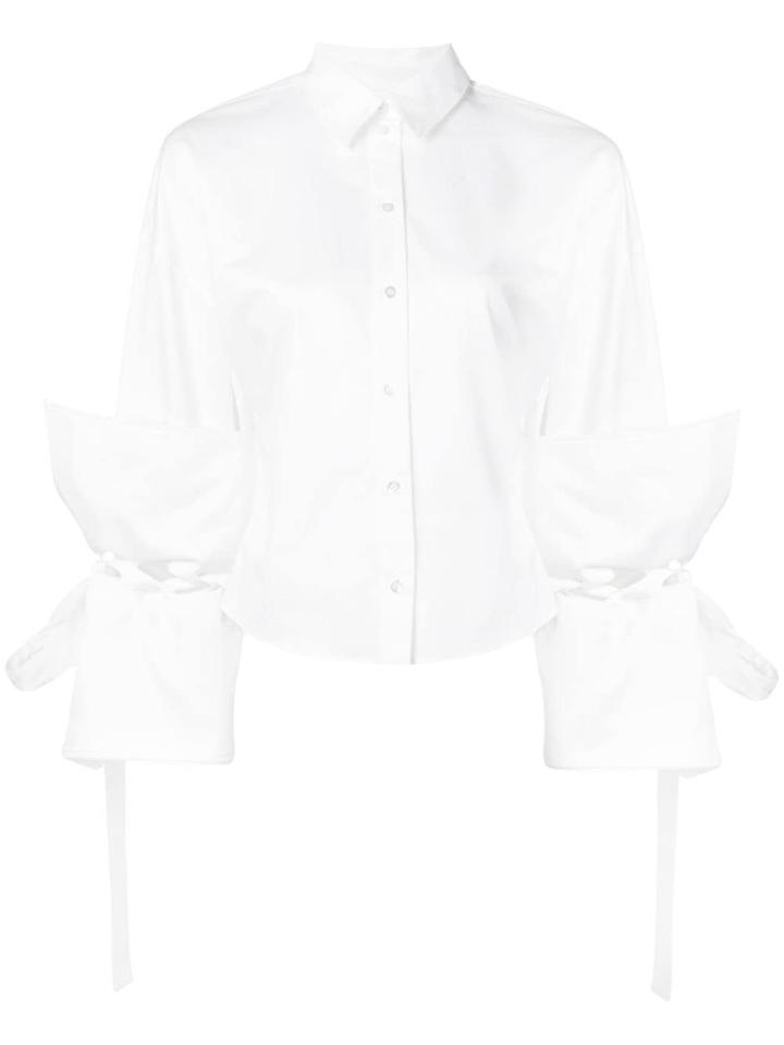 Y/project Tie Sleeve Shirt - White
