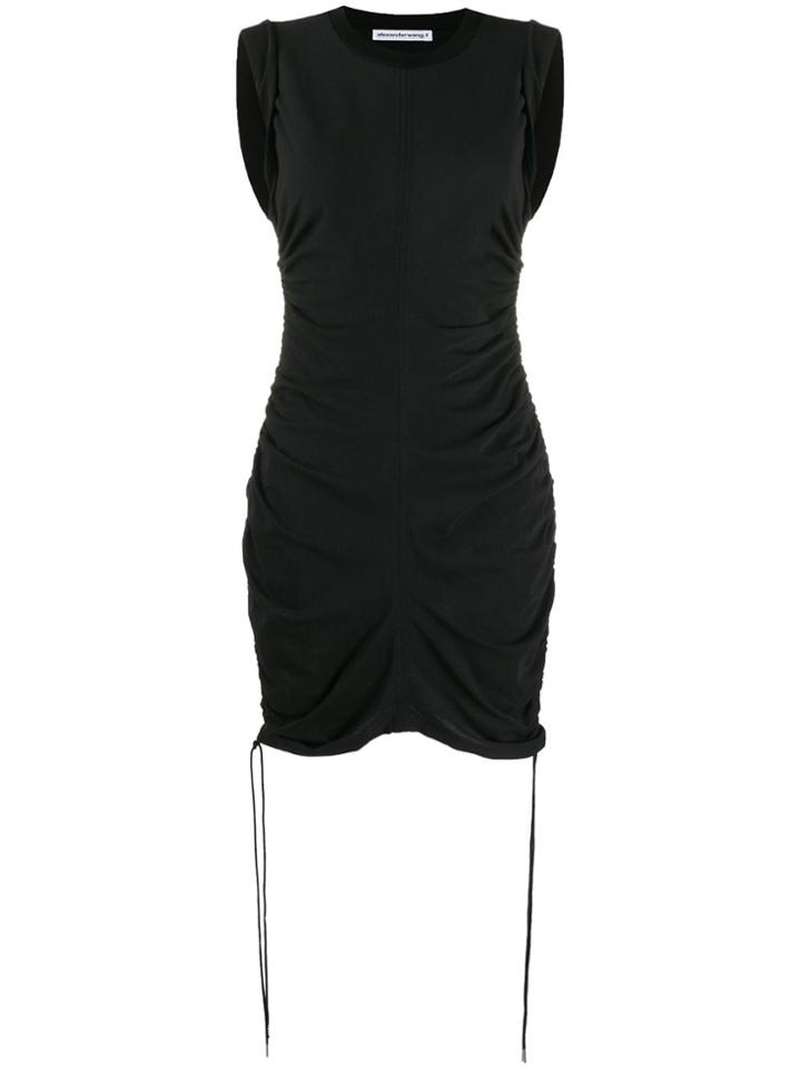 Alexander Wang Ruched Mini Dress - Black