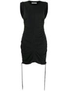 Alexander Wang Ruched Mini Dress - Black