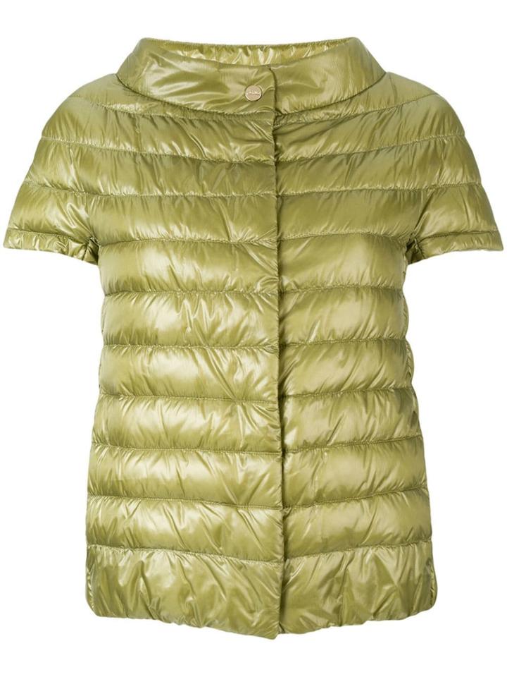 Herno Short-sleeve Padded Jacket - Green