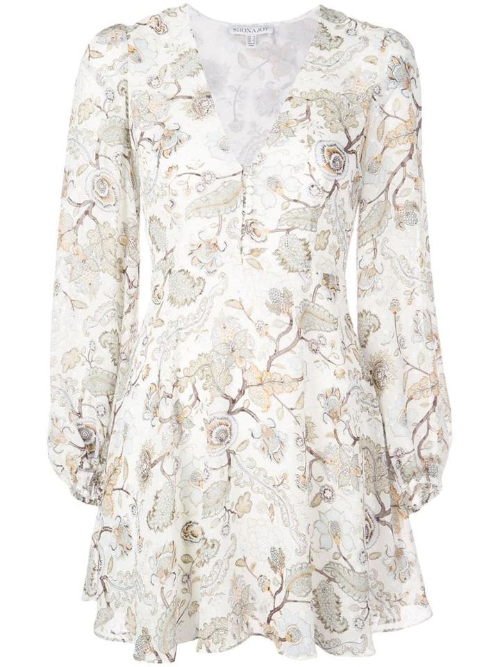 Shona Joy All-over Print Dress - White