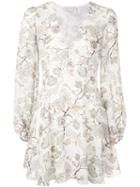 Shona Joy All-over Print Dress - White